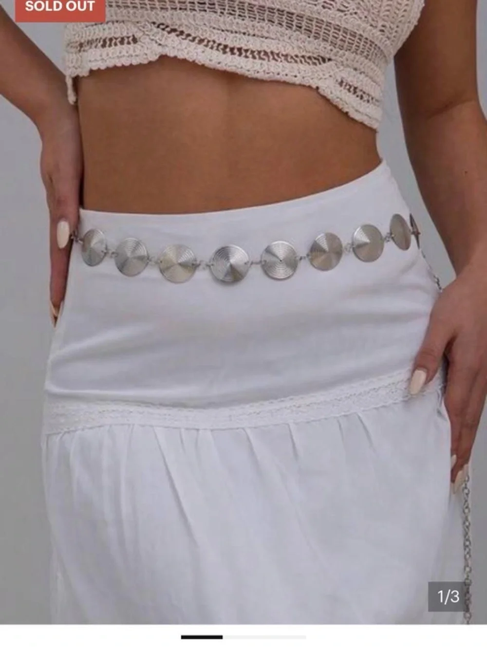 Silver Coin Chain